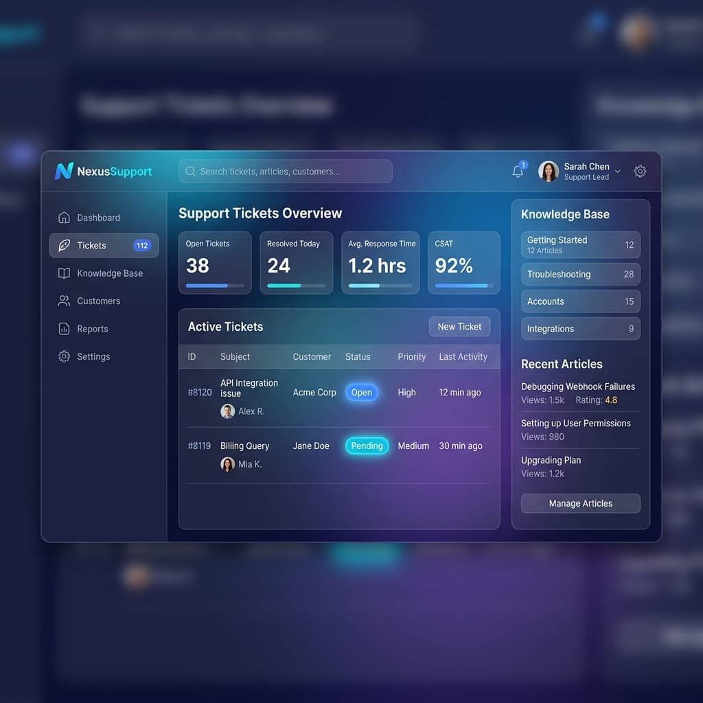 GymPulse Helpdesk Dashboard