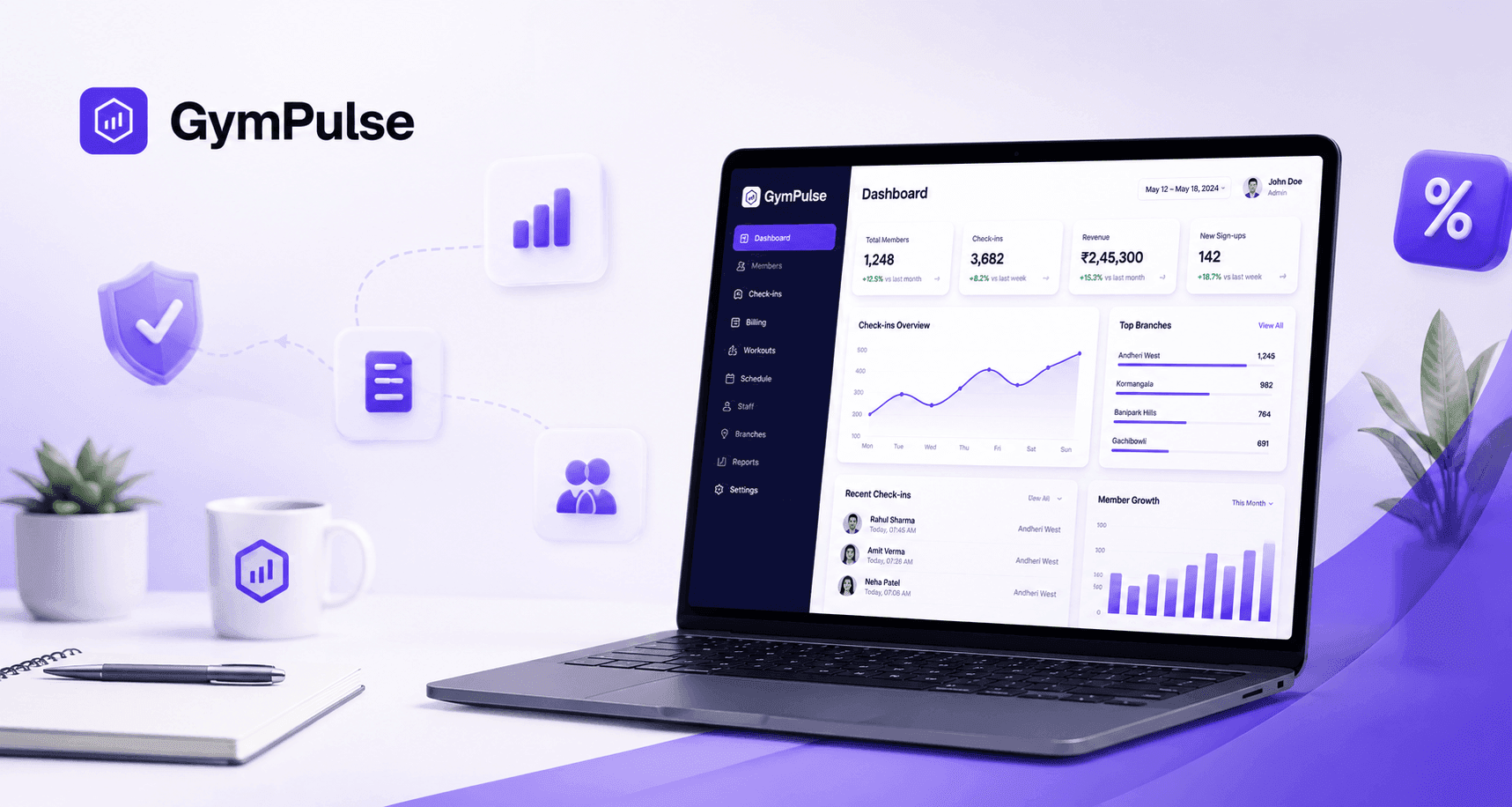 GymPulse Revenue & Billing Dashboard