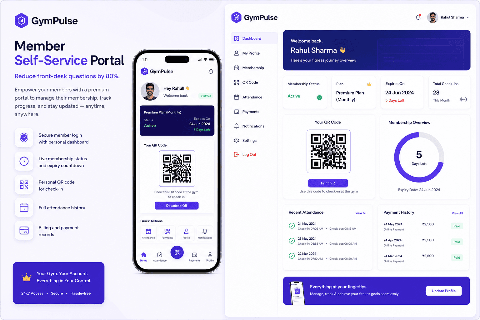 GymPulse member portal